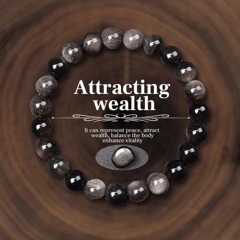 Natural Stone Beads Healing Bracelet for Men & Women